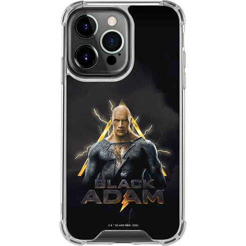 DC Comics Black Adam Movie Art Charcater iPhone 16 Pro Clear Case